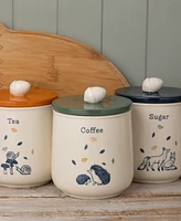 Price & Kensington Woodland Set of 3 Storage Jars