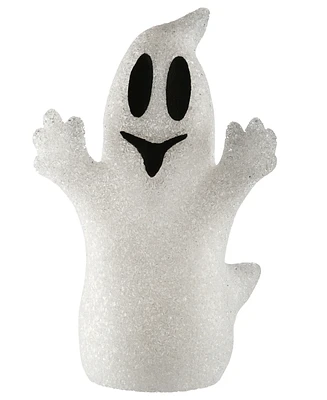 National Tree Company 9" White Ghost Decoration, Led Lights, Changes Color, Halloween Collection