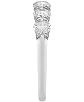 Diamond Five Stone Anniversary Band (1 ct. t.w.) in 14k White Gold