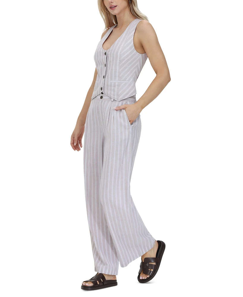 Frye Women's Linen Striped Vest
