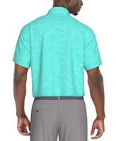 Pga Tour Men's Jasper Airflux Short Sleeve Performance Polo Shirt