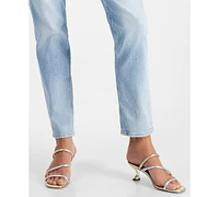 Guess Women's High Rise Embellished Mom Jeans