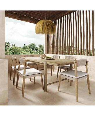 Tov Furniture 2 Pcs Outdoor Dining Chair