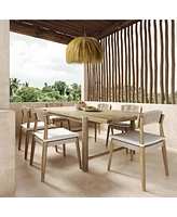 Tov Furniture 2 Pcs Outdoor Dining Chair