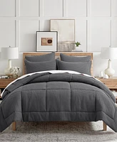 Levtex Mills Waffle Textured 3-Pc. Comforter Set, Full/Queen