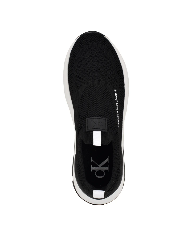 Calvin Klein Women's Alvea Round Toe Lace-up Casual Sneakers