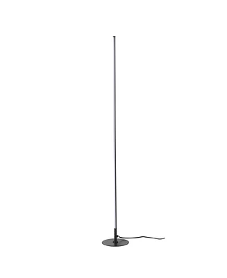 Jonathan Y Iris Led Integrated Floor Lamp, Gold