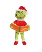 Aurora Large Storytime Grinch Dr. Seuss Whimsical Plush Toy Green 16"