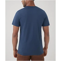 Pact Men's Organic Cotton Softspun V-Neck Tee