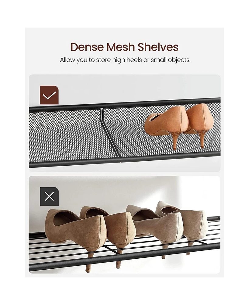 Slickblue 5-Tier Shoe Rack for Entryway