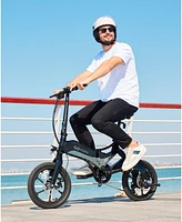 GoPowerBike GoPower GoKlik Electric Bike | Adult Folding Bike | Magnesium Alloy Ultra-light Frame | Up to 30+ Mile Range w/ 3 Pedal-Assist Levels | 16