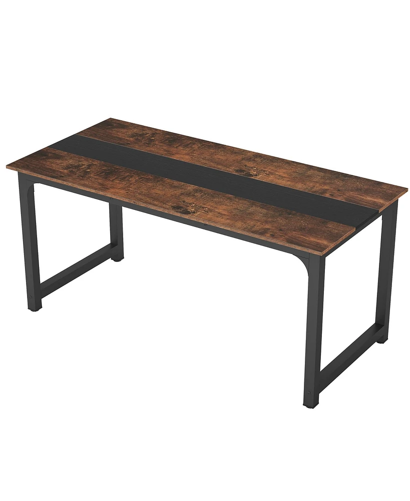 Tribesigns 70.87"x31.50" Dining Table, Industrial Kitchen Table for 6