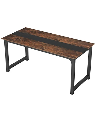 Tribesigns 70.87"x31.50" Dining Table, Industrial Kitchen Table for 6