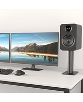 Kanto SP9 9" Universal Desktop Speaker Stands with Rotating Top Plates and Cable Management - Pair