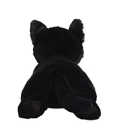 Aurora Medium Twilight Cat Flopsie Adorable Plush Toy Black 12"