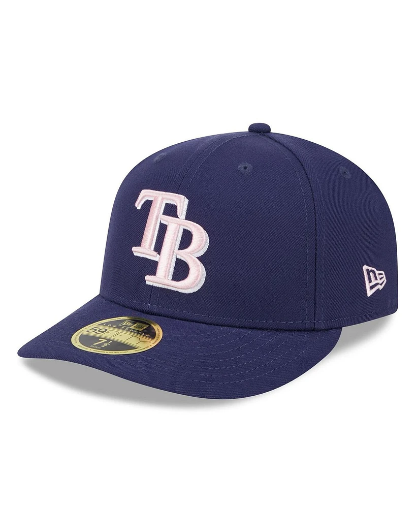 New Era Men's Navy Tampa Bay Rays 2024 Mother's Day Low Profile 59FIFTY Fitted Hat