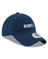 New Era Men's Navy Minnesota Timberwolves 2024 Nba Playoffs 9TWENTY Adjustable Hat