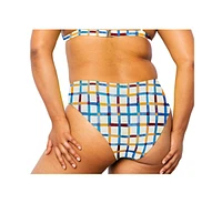 Miga Swimwear Women's Colette High Waisted Bikini Bottom