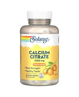 Solaray Calcium Citrate Natural Orange 1 000 mg - 60 Chewables (250 mg per Tablet) - Assorted Pre