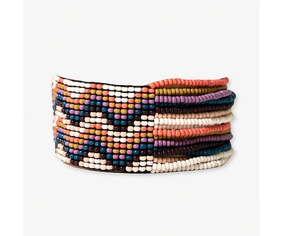 Ink + Alloy Charlie Half Woven Beaded Stretch Bracelet