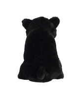 Aurora Small Black Bear Eco Nation Eco-Friendly Plush Toy Black 8.5"