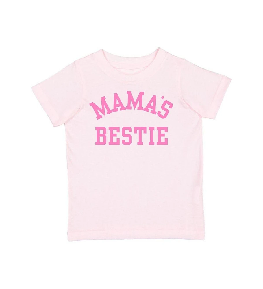 Sweet Wink Little and Big Girls Mama's Bestie Short Sleeve T-Shirt