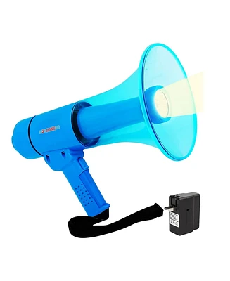 5 Core Megaphone Bullhorn Speaker 50W Waterproof Bull Horn w Led Light Battery Power Cheer Megafono 800 Feet Range Loudspeaker