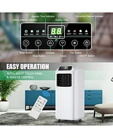 Vebreda 9000 Btu Portable Air Conditioner with Built-in Dehumidifier and Remote Control