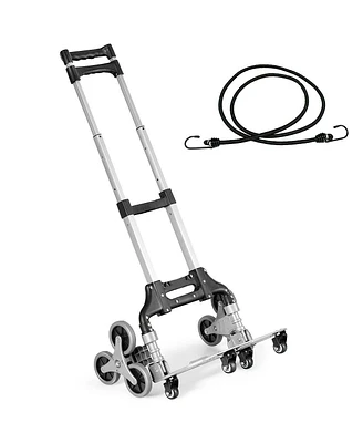 Sugift Portable Folding Stair Climbing Hand Truck