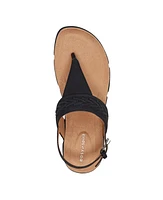 Easy Spirit Women's Monte Round Toe Thong Strap Sandals