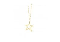 The Lovery Open Star Necklace 14K Gold