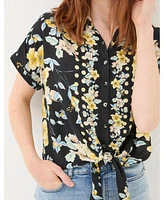 FatFace Women's Cali Citrus Floral Shirt