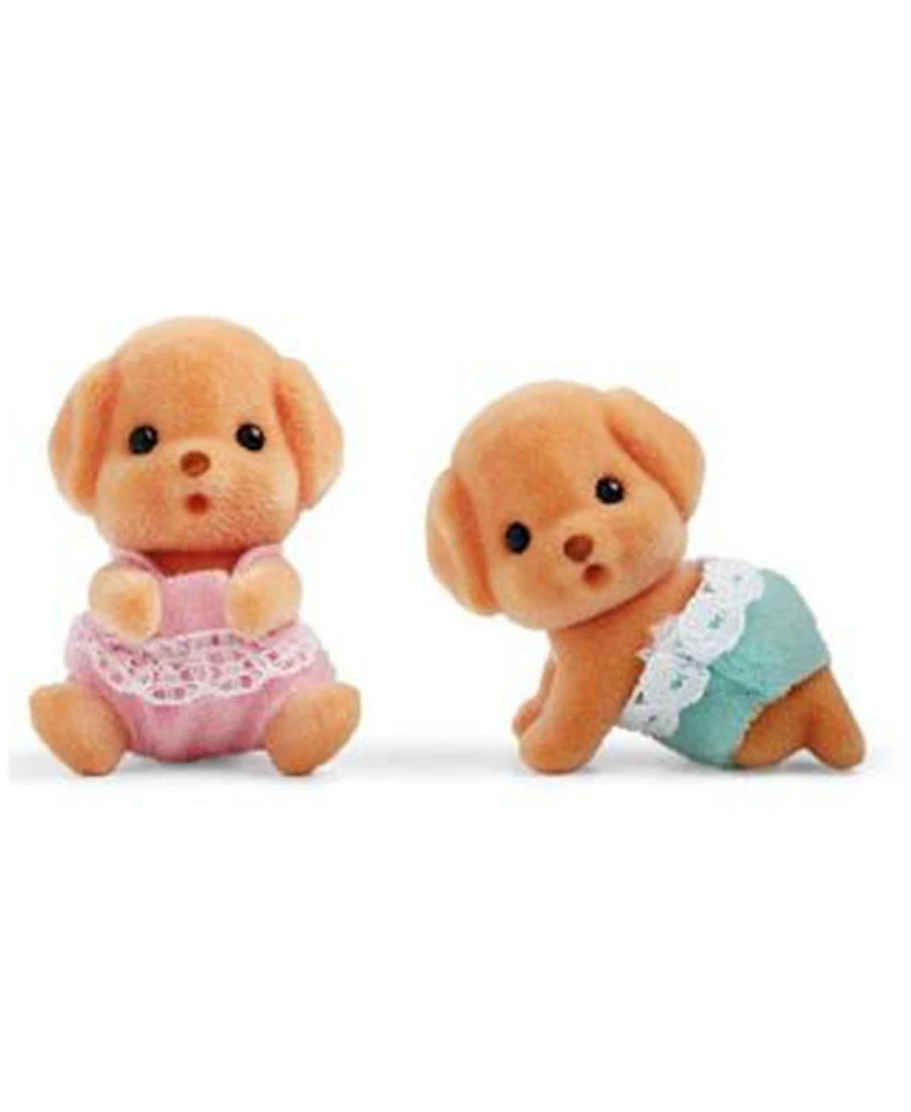 Epoch Calico Critter Toy Poodle Twins Figure Set CC2144