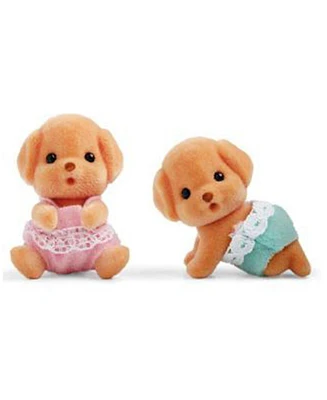 Epoch Calico Critter Toy Poodle Twins Figure Set CC2144