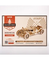 Diy 3D Wood Puzzle - V8 Grand Prix Car - 220pcs