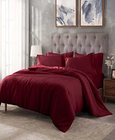 Superior Egyptian Cotton 400 Thread Count Solid Luxury Duvet Cover Set