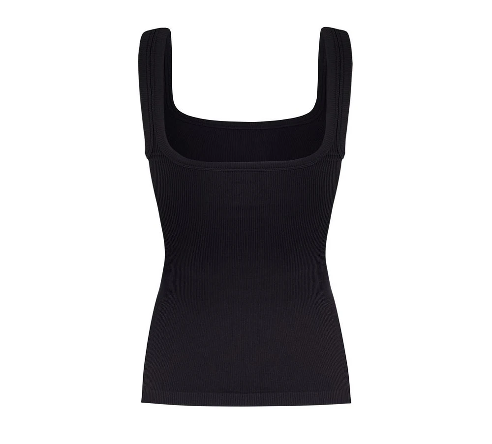 Nocturne Women's Ribbed Wide Strap Top