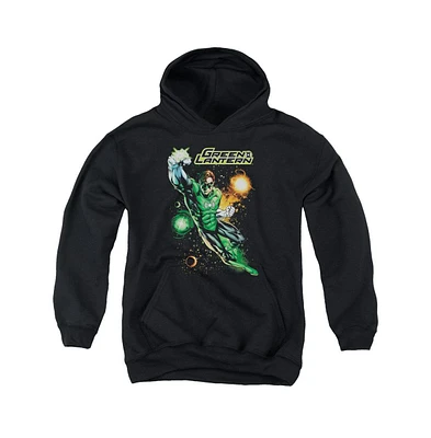 Justice League Boys of America Youth Galactic Guardian Pull Over Hoodie / Hooded Sweatshirt