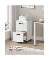 Slickblue Compact Industrial File Cabinet with 2 Drawers for Modern Storage Solutions