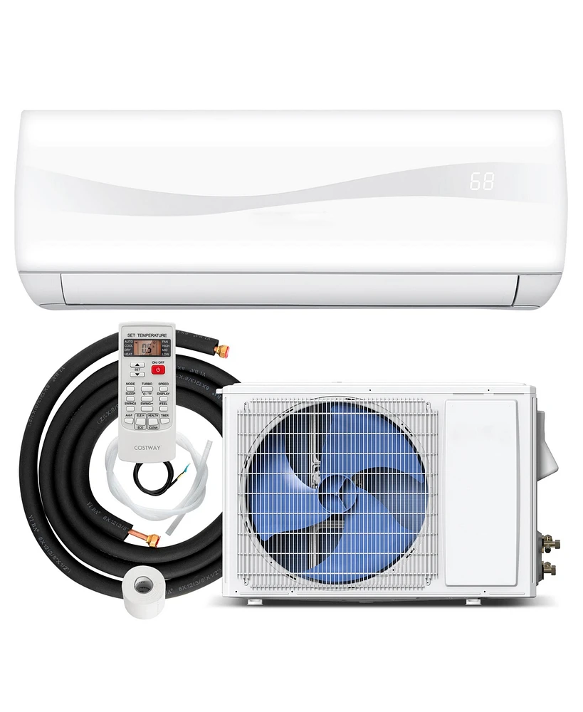 Vebreda Sugift 12000 Btu 17 SEER2 208-230V Ductless Mini Split Air Conditioner and Heater