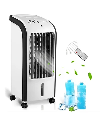 Sugift 3-in-1 Evaporative Portable Air Cooler Fan and Humidifier with Remote Control