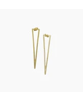 sanctuaire Sanctuary Project by Statement Elongated Triangle Earrings Gold