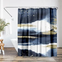 71x74 Abstract Shower Curtain