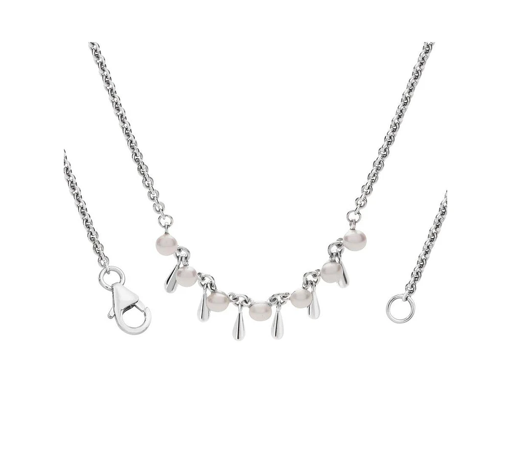 Lucy Quartermaine Royal Pearl Drop Necklace