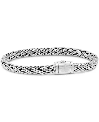 Devata Paddy Oval 6mm Chain Bracelet Sterling Silver