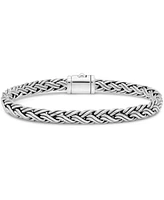 Devata Paddy Oval 6mm Chain Bracelet in Sterling Silver