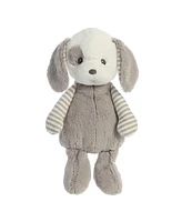 ebba Large Grayson Lil' Stripeez Playful Baby Plush Toy Gray 13"