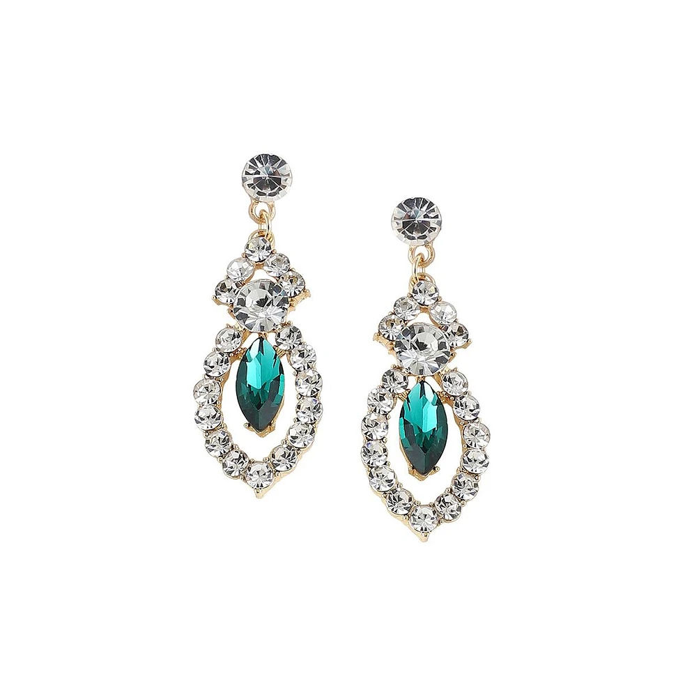 Sohi Women's Dazzling Drop Earrings