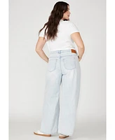Eloquii Plus The Yvette Rigid Wide Leg Jean