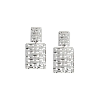 Sohi Women's Weave Drop Earrings